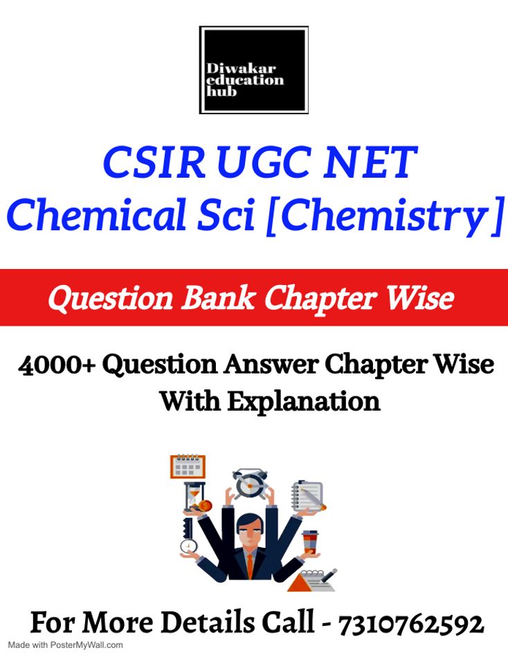 Csir Ugc Net Chemical Science Chemistry 4000 Practice Question Csir Ugc Net Chemical Science Chemistry 4000 Practice Question