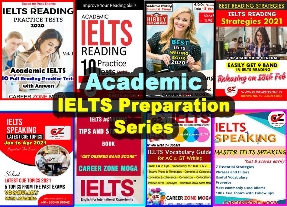 Academic IELTS Books Set of 8 Books Combo Pack (Download Now)