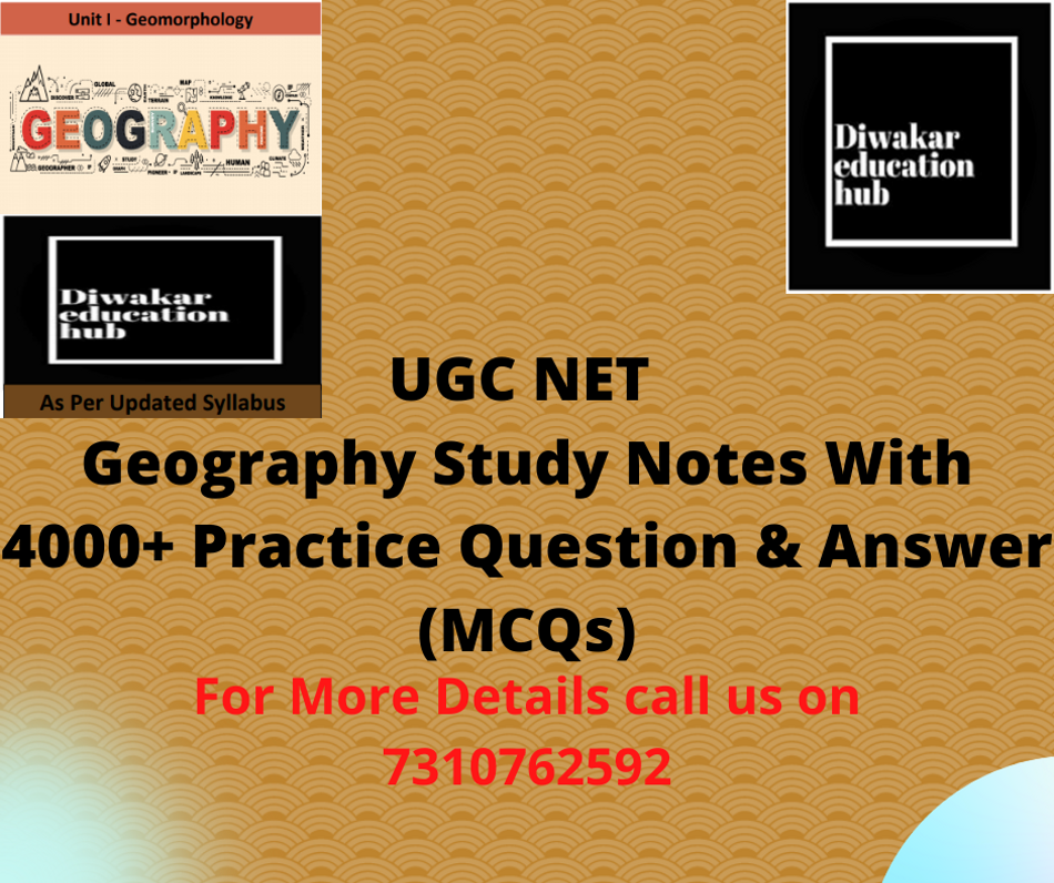 Ugc Net Geography Notes.pdf UGC NET Geography Study Notes (books) with 4000+ Unit wise / Topic Wise ...