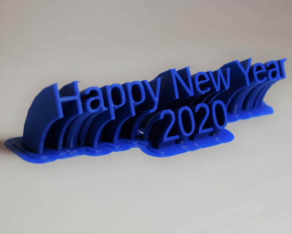 Customizable Sweeping Nameplate