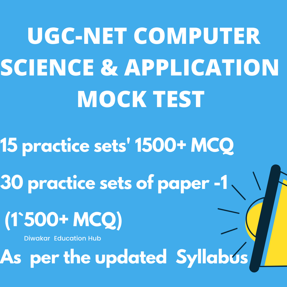 UGC -NTA NET Computer Science & Application 15 Full length Mock Test ...