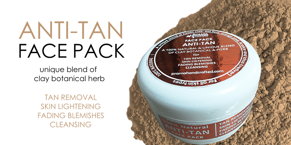 anti tan face pack at home