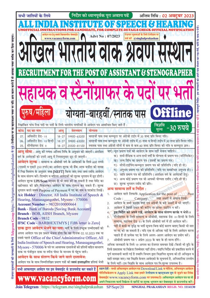 All India Institute of Speech & Hearing, Mysore