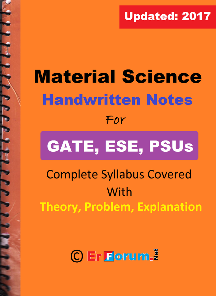 *Electrical Material Science Handwritten Notes for GATE, ESE, PSUs
