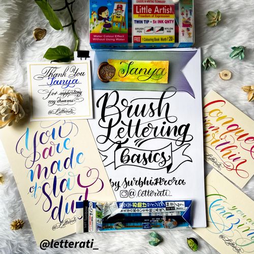 Brush Calligraphy With Calligraphy kit 56 June