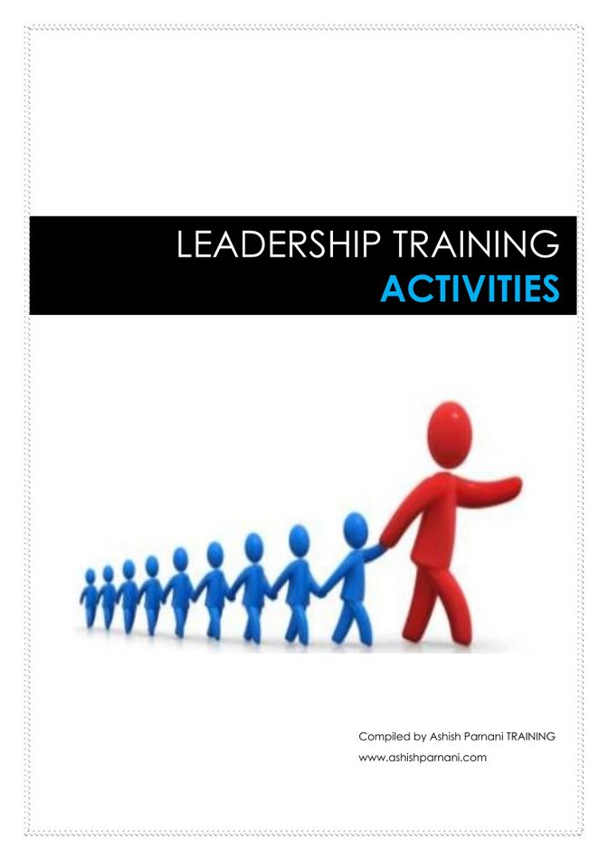 10 Super Fun Leadership Training Activities for Rs. 99/- only