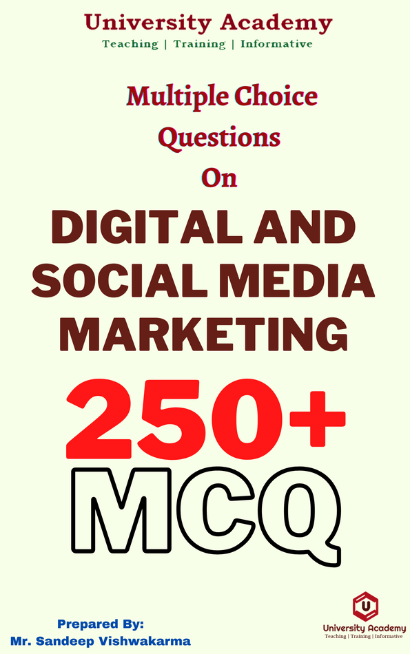 Digital and Social Media Marketing (250+ MCQ) For AKTU Semester Exam