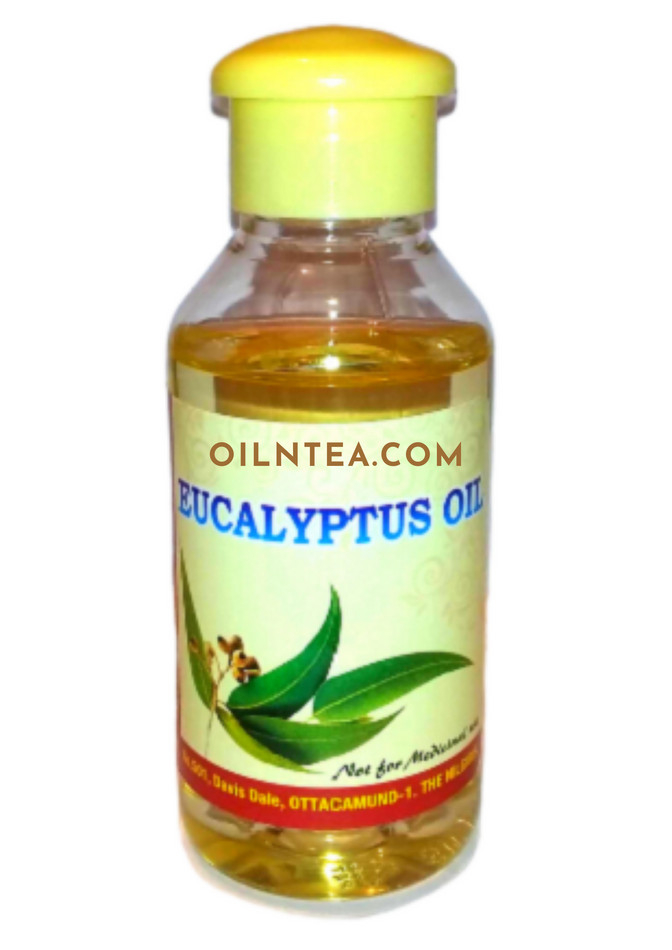 Pure Eucalyptus Oil relieves from cold, cough & headache. Mixed in