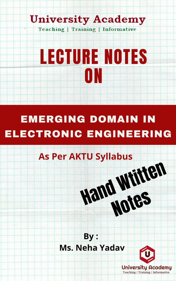 Emerging Domain in Electronic Engineering Notes (AKTU)
