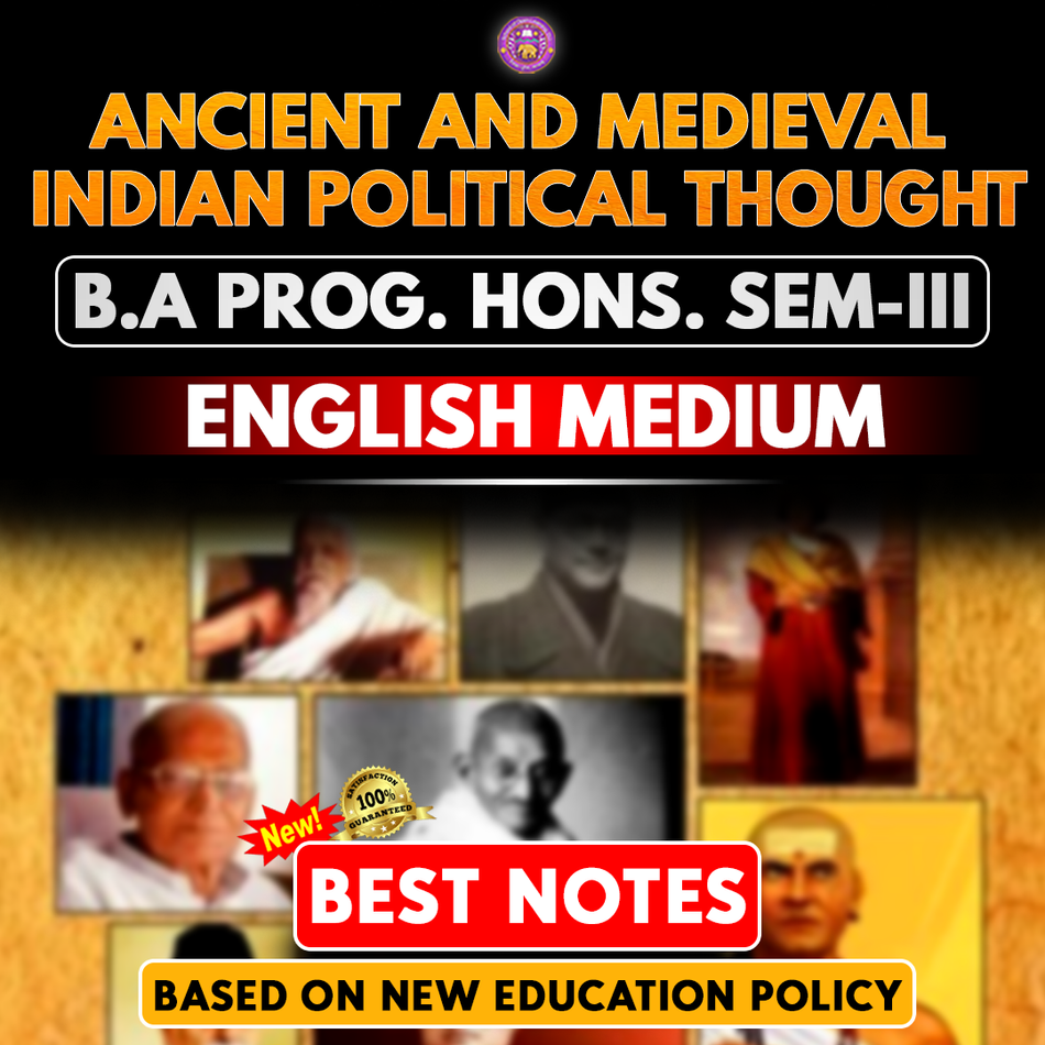 B A Prog Hons DU SOL Semester 3rd Ancient And Medieval Indian Political b-a-prog-hons-du-sol-semester-3rd-ancient-and-medieval-indian-political