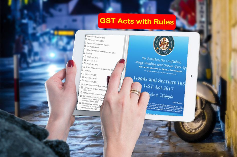 Gst Rules.pdf GST Act with Rules PDF by AUBSP January 2026 Edition