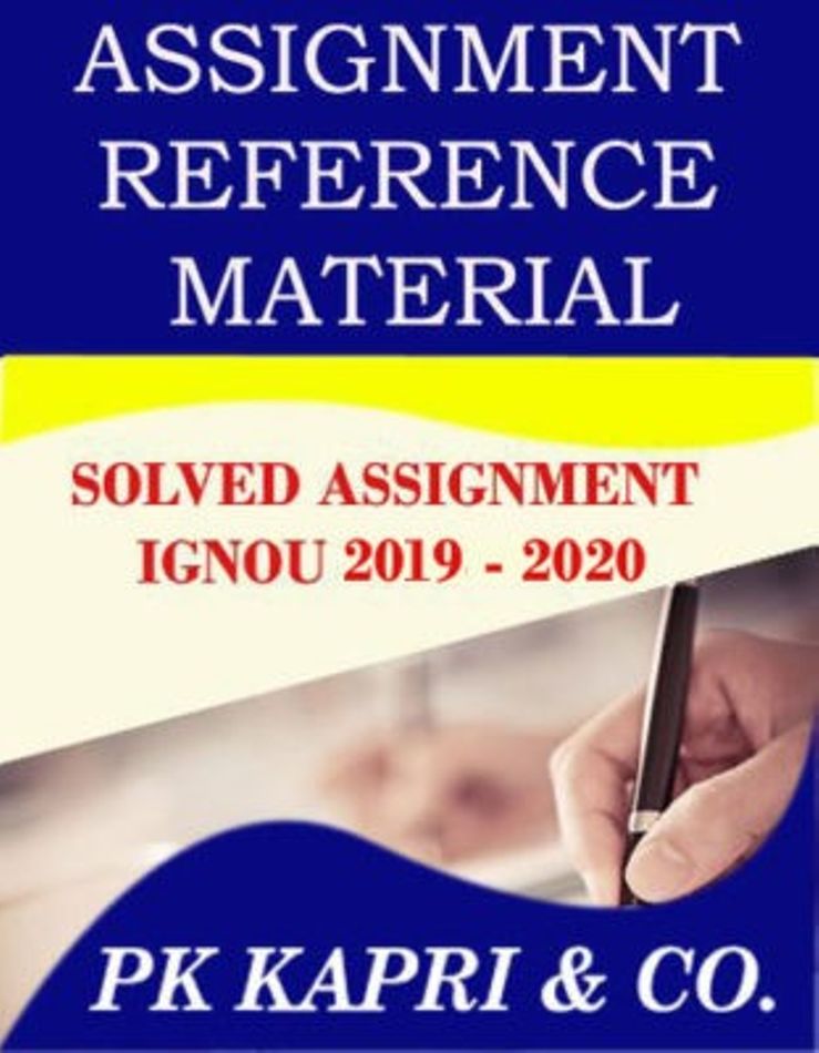 Ignou solved assignment 2020-21 free download pdf picture
